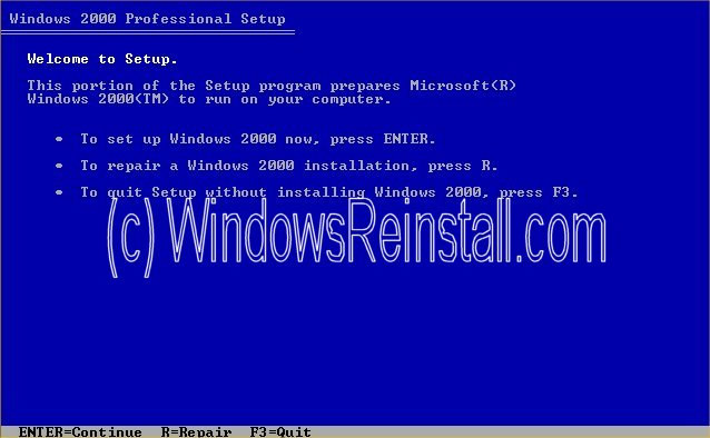 Download And Install Windows 2000