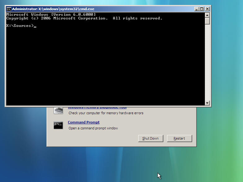Command To Repair Mbr In Vista