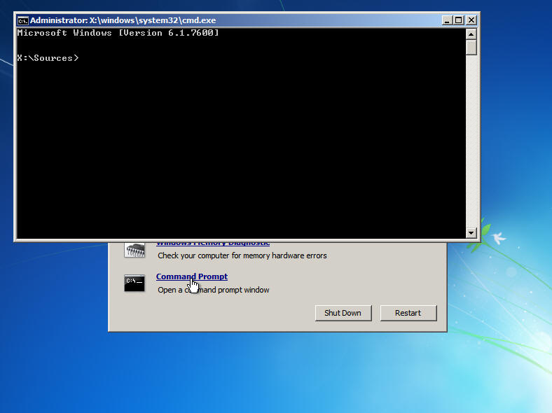 Repair Mbr Windows Vista Command Prompt