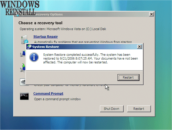 How Do You Repair Windows Vista